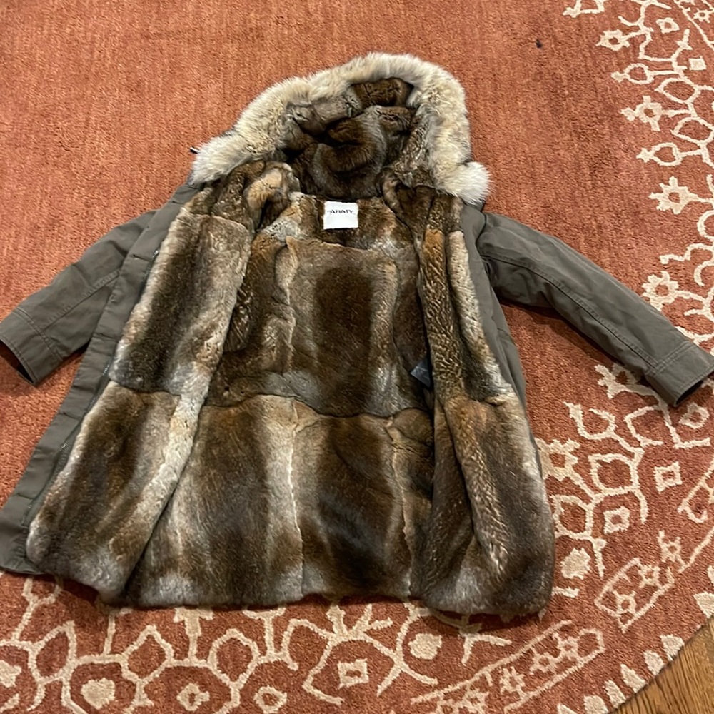 NWOT Yves Salomon Army Parka - Full lining - 36 - Picture 3 of 10